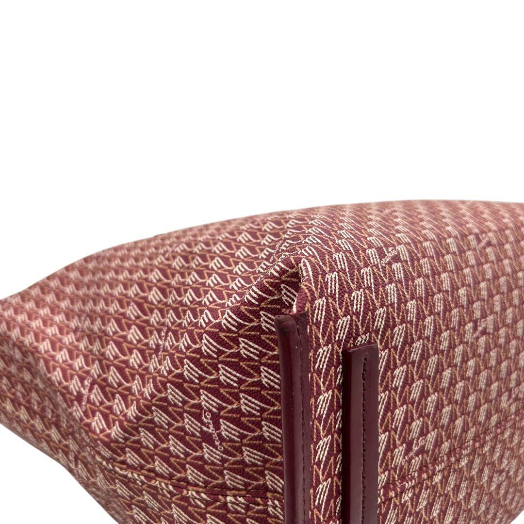 極美品　モラビト　オートグラフ GM　トートバッグ　レッド　pvc　レザー　A4