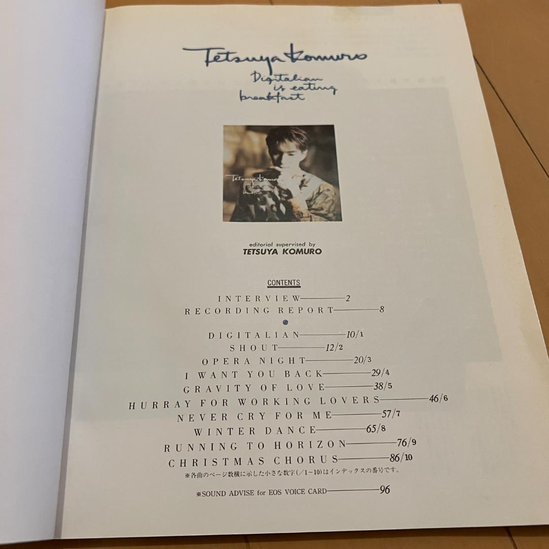 【小室哲哉】Digitalian is eating breakfast 楽譜