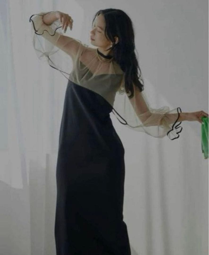 【Ameri VINTAGE】 MANY WAY AIRY VEIL DRESS