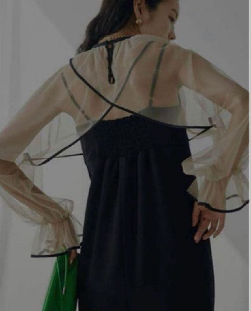 【Ameri VINTAGE】 MANY WAY AIRY VEIL DRESS