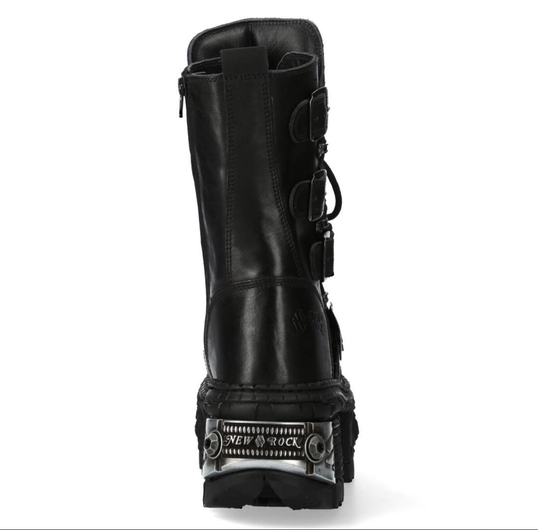 M-WALL1473-S3 / プレート / 厚底ブーツ /本革NEW ROCK