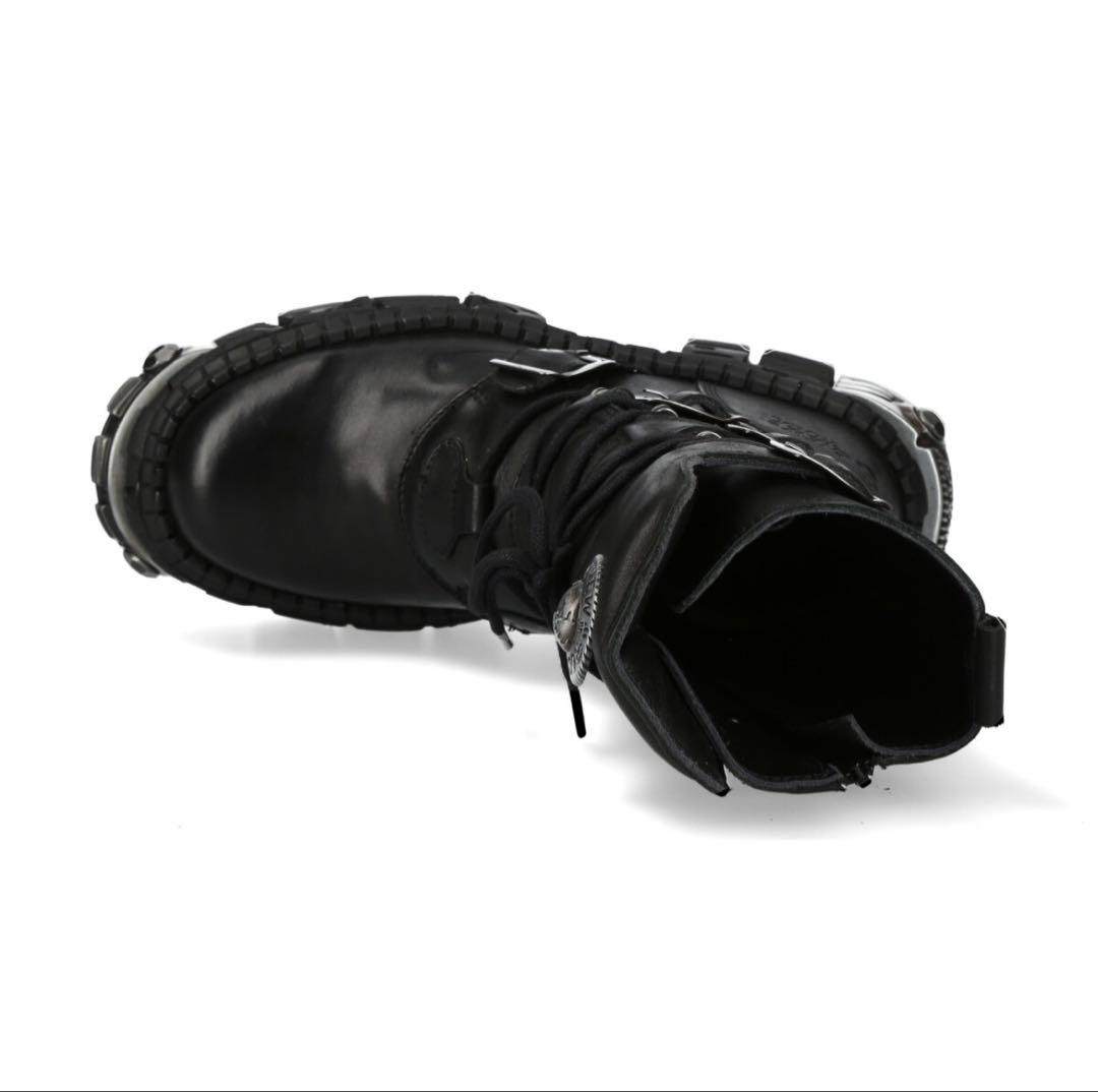 M-WALL1473-S3 / プレート / 厚底ブーツ /本革NEW ROCK