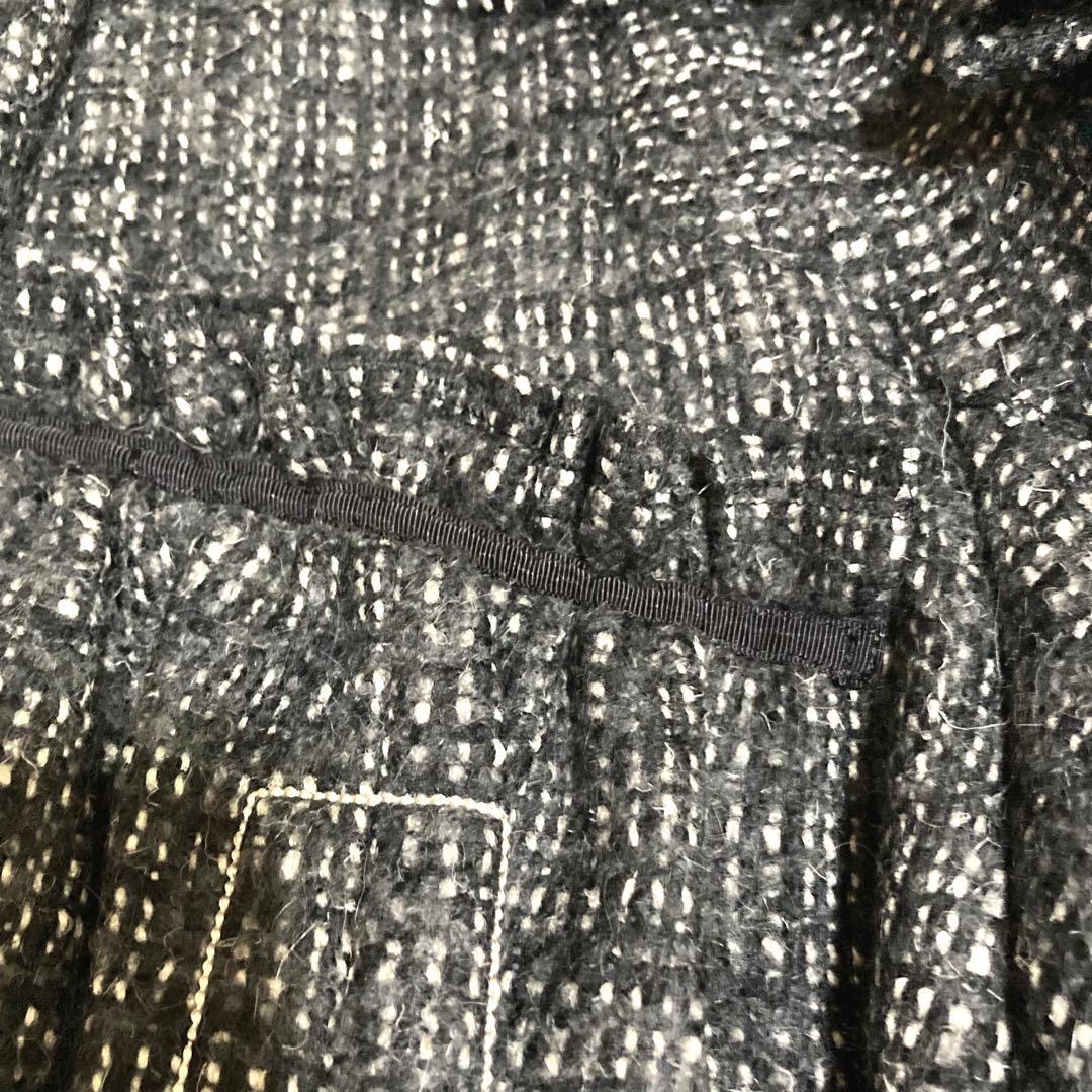 MARITHE FRANCOIS GIRBAUDフリル コート アルパカ モヘヤ