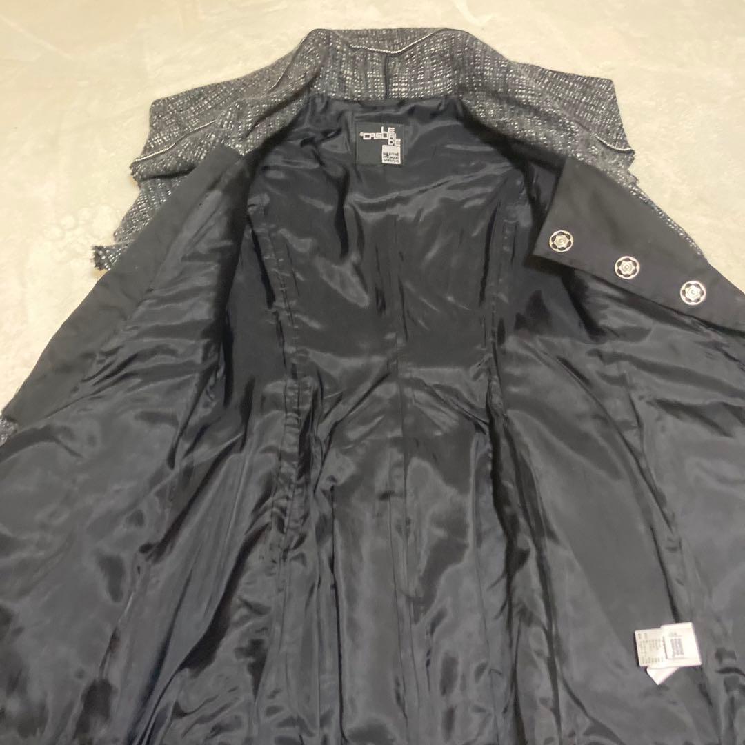 MARITHE FRANCOIS GIRBAUDフリル コート アルパカ モヘヤ