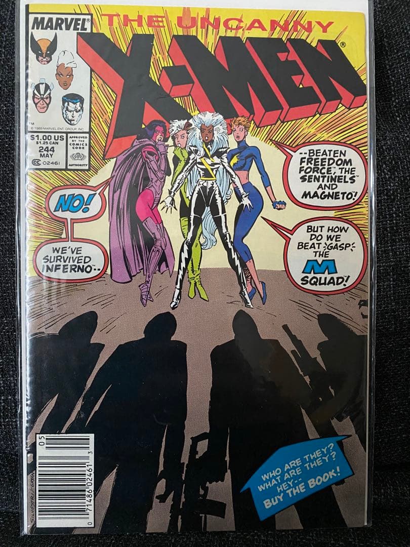 アメコミ Uncanny X-Men 244 1989 マーベル Jubilee