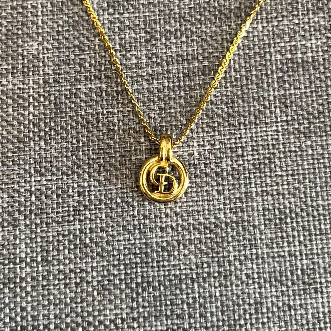 Christian Dior ディオール ネックレス ロゴ
