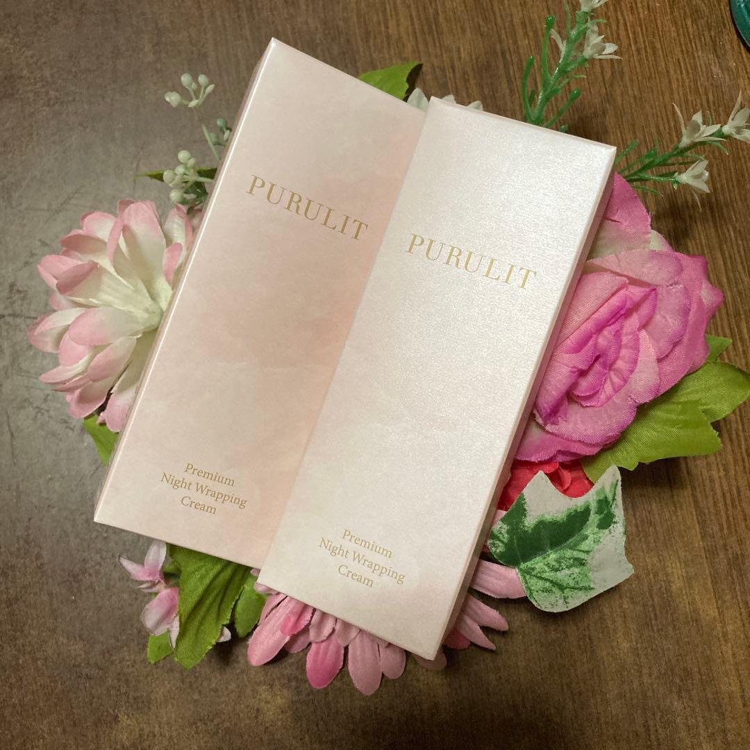 新品未使用☆プルリットプレミアムナイトラッピングクリーム2箱❤️