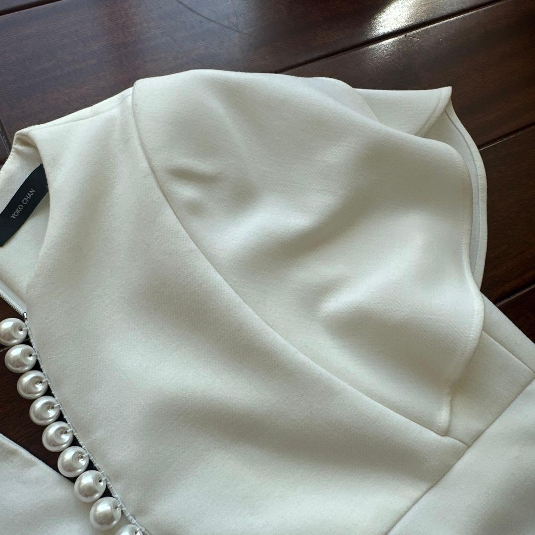 YOKO CHAN ホワイト チュニック ブラウス　38