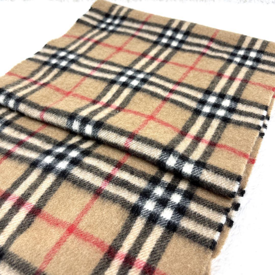 Burberry バーバリー ノバチェック カシミヤ100% マフラー