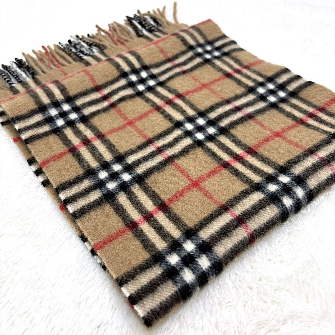 Burberry バーバリー ノバチェック カシミヤ100% マフラー
