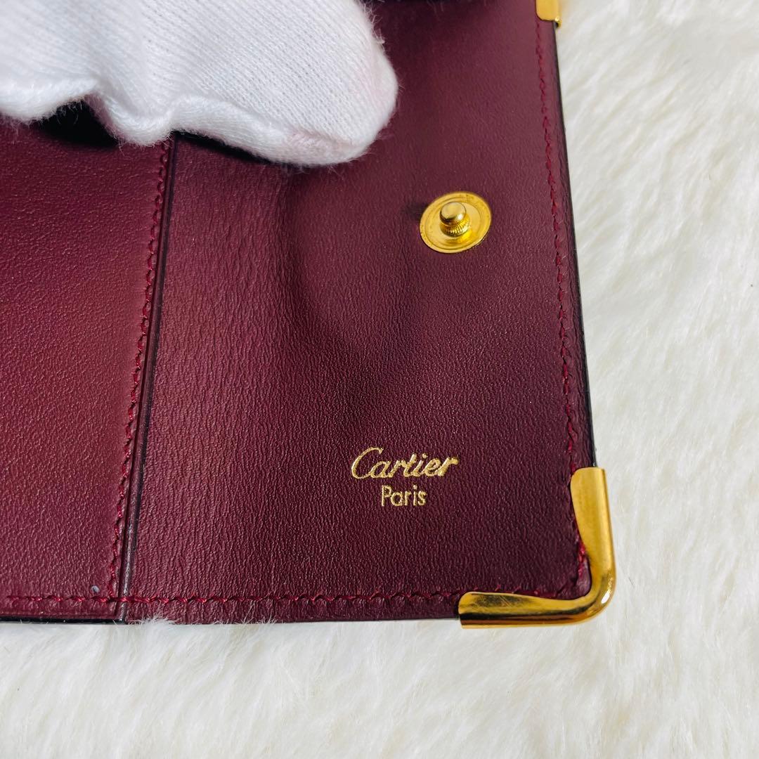 新品未使用 カルティエ マスト レザー 4連キーケース　おしゃれ