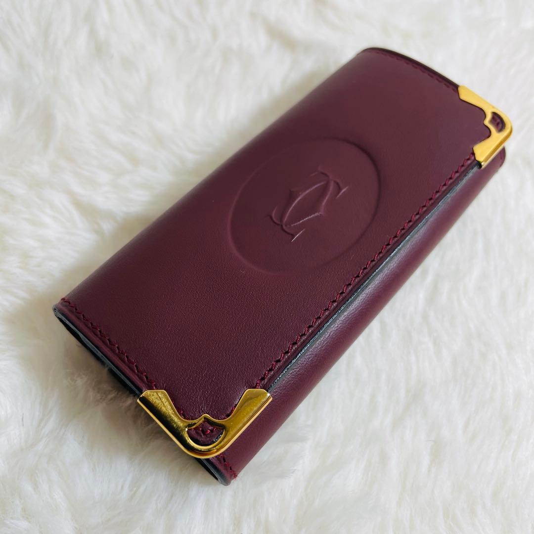 新品未使用 カルティエ マスト レザー 4連キーケース　おしゃれ