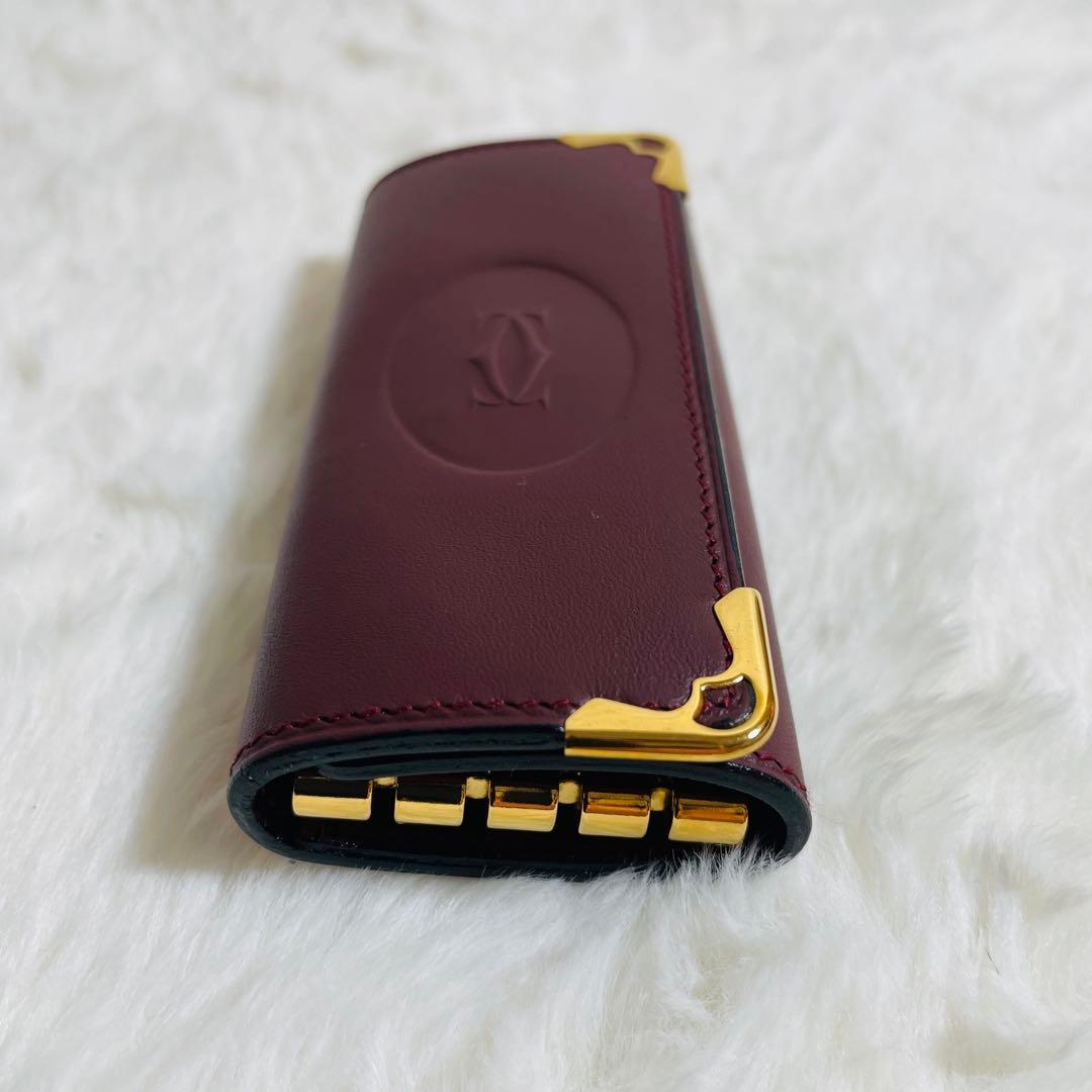 新品未使用 カルティエ マスト レザー 4連キーケース　おしゃれ