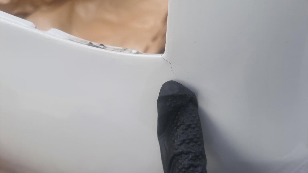 カローラフィールダー リアバンパーカバー 中古 160系