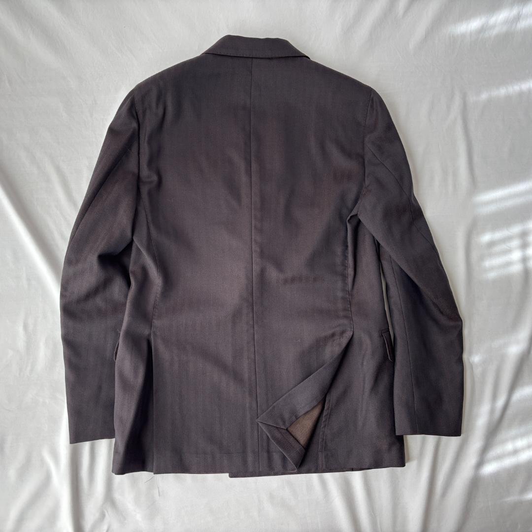 良品 ラルディーニ ダブルブレスト スーツ セットアップ ブラウン 46