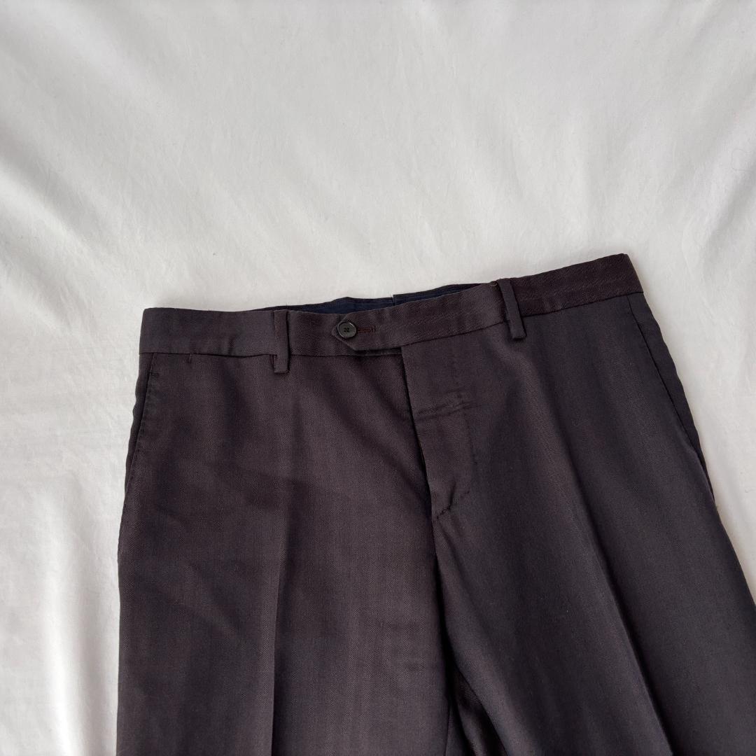 良品 ラルディーニ ダブルブレスト スーツ セットアップ ブラウン 46