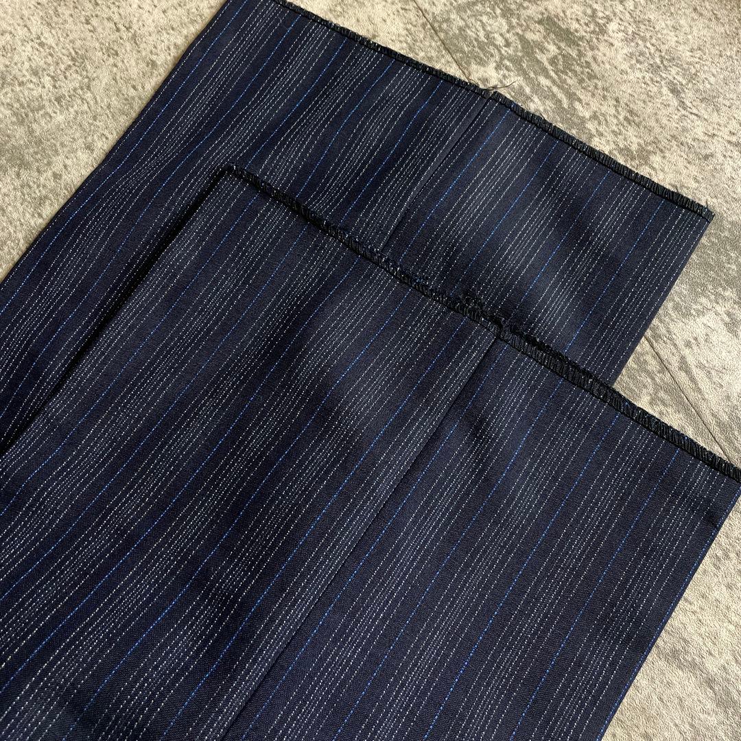 未使用 Christian Dior ディオールネクタイ 極上ウール 濃紺スーツ