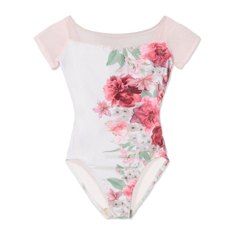 お値下げ 　チャコット　永久メイ　レオタード　キャップスリーブ　Lサイズ