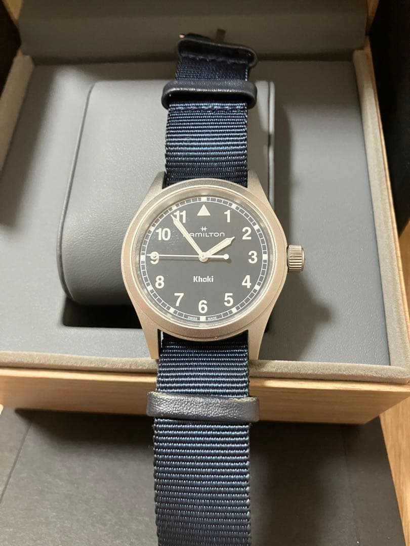ハミルトン　カーキフィールドクオーツ　H69401940