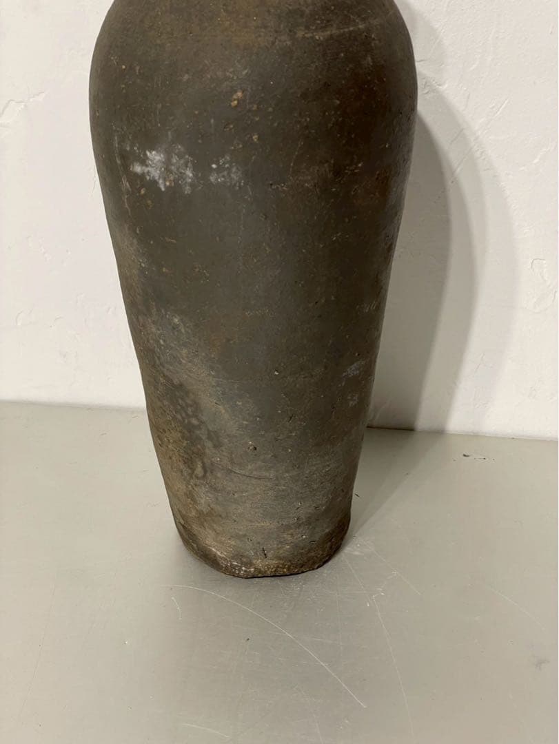 も須恵器 古陶磁 壺 花瓶 インテリア 時代物 朝鮮