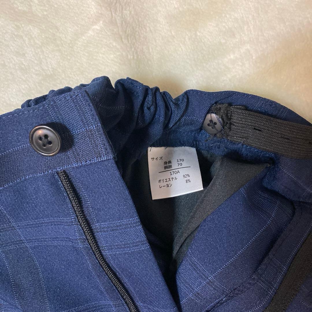 【美品】ワンダーファクトリー 170 スリーピース 5点セットスーツ 卒業式