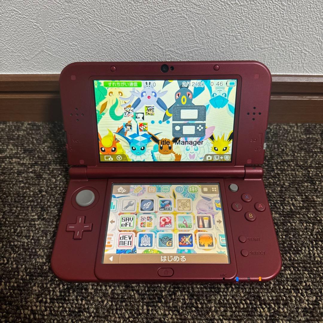 Newニンテンドー3DS LL メタリックレッド