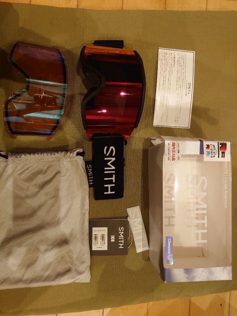 SMITH　SQUAD　スミス　ゴーグル　スカッド　交換レンズ　スキー　ボード