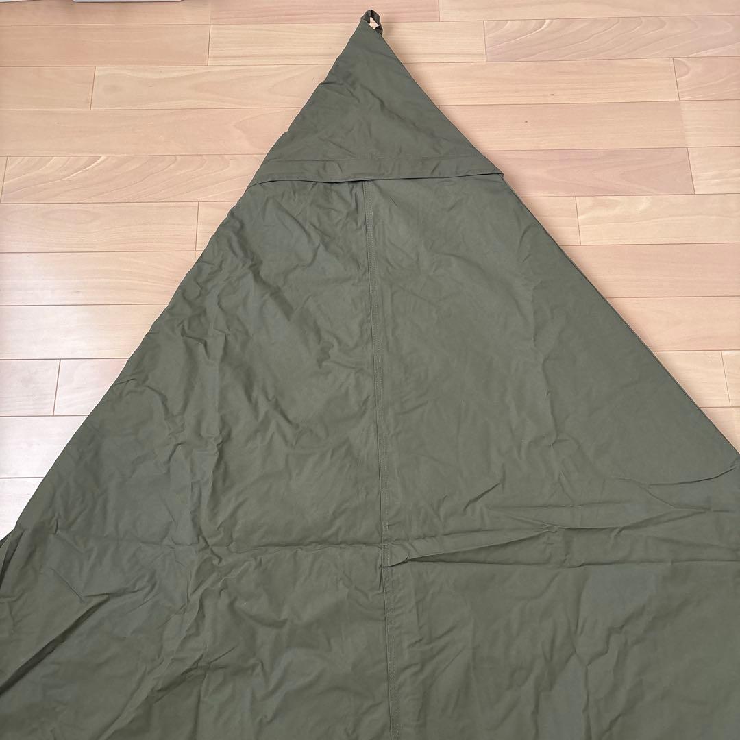 バンドック/ソロティピー1TC（カーキ）、グランドシート＆8tail/二又ポール