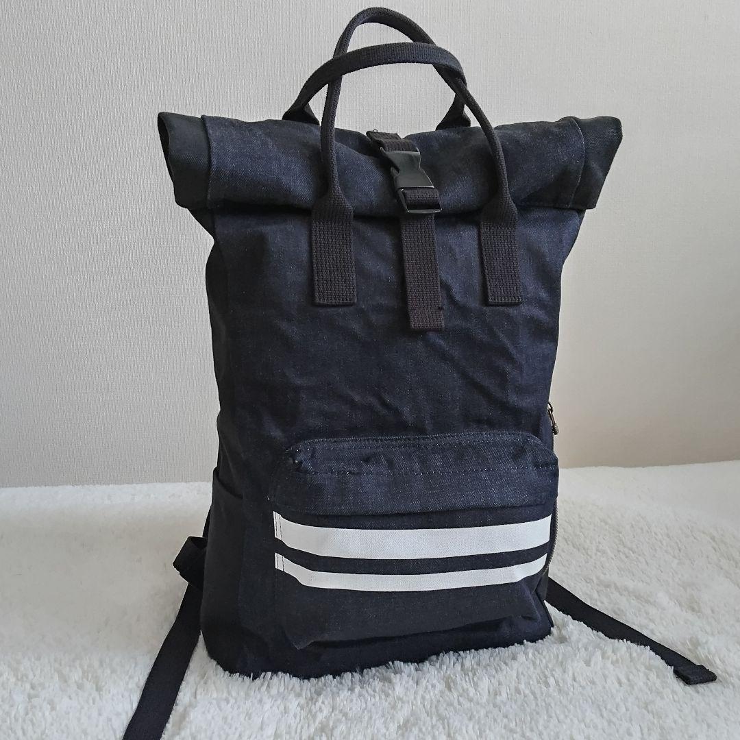 美品✨桃太郎ジーンズ　2WAYバックパック　デニム　インディゴ