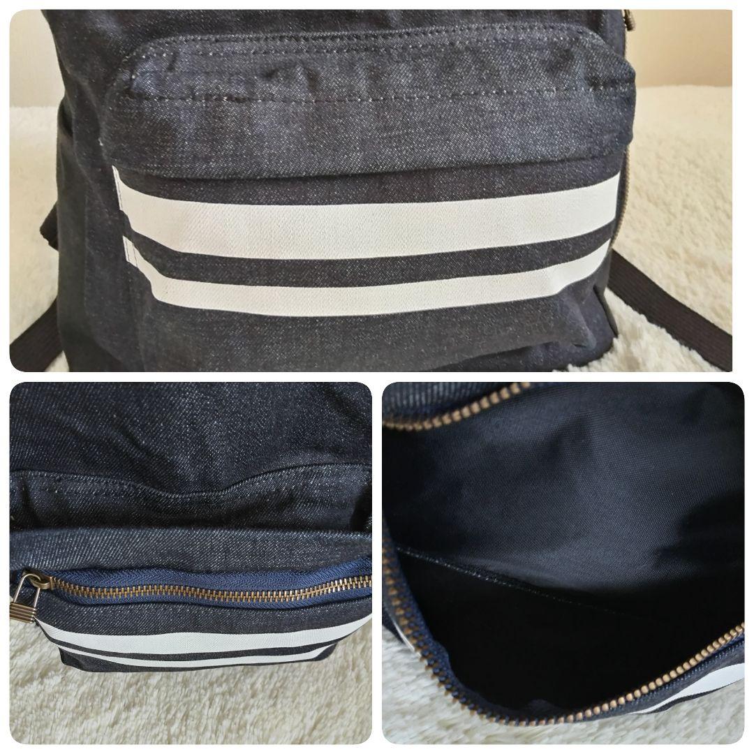 美品✨桃太郎ジーンズ　2WAYバックパック　デニム　インディゴ