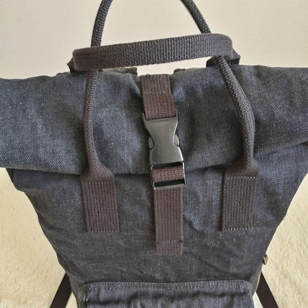 美品✨桃太郎ジーンズ　2WAYバックパック　デニム　インディゴ