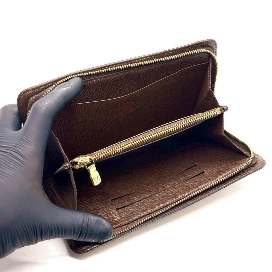 A*e様 ルイヴィトン　ダミエ 長財布 ポルトモネジップ ラウンドファスナー　ブ