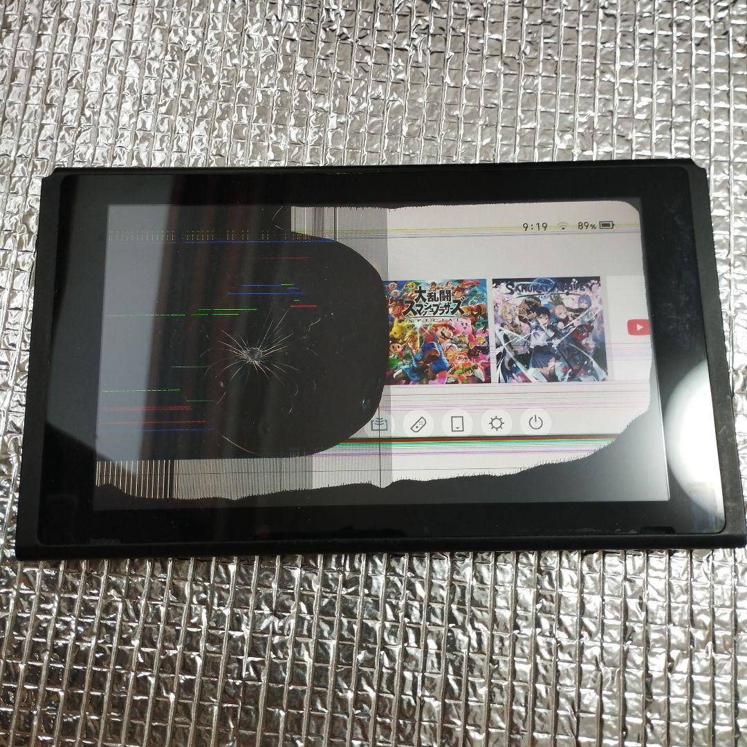 switch　本体のみジャンク品（画面割れ）　TV出力可