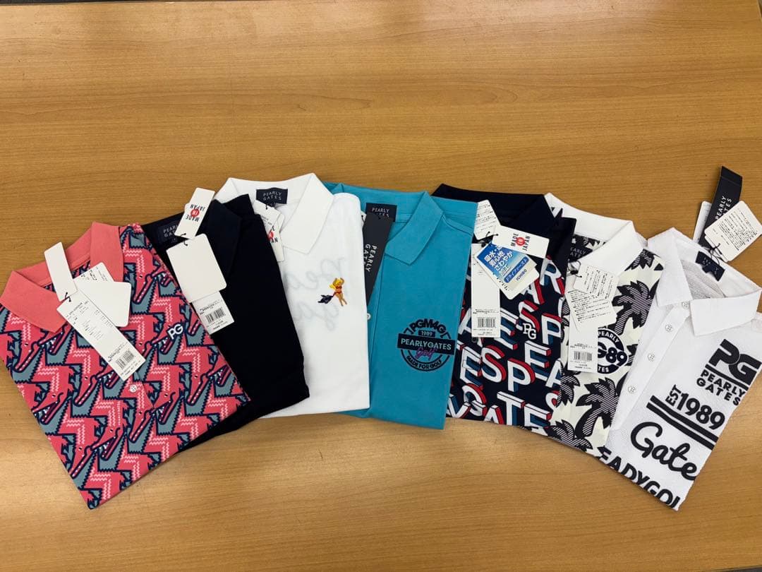 パーリーゲイツレディースポロシャツ7点セット