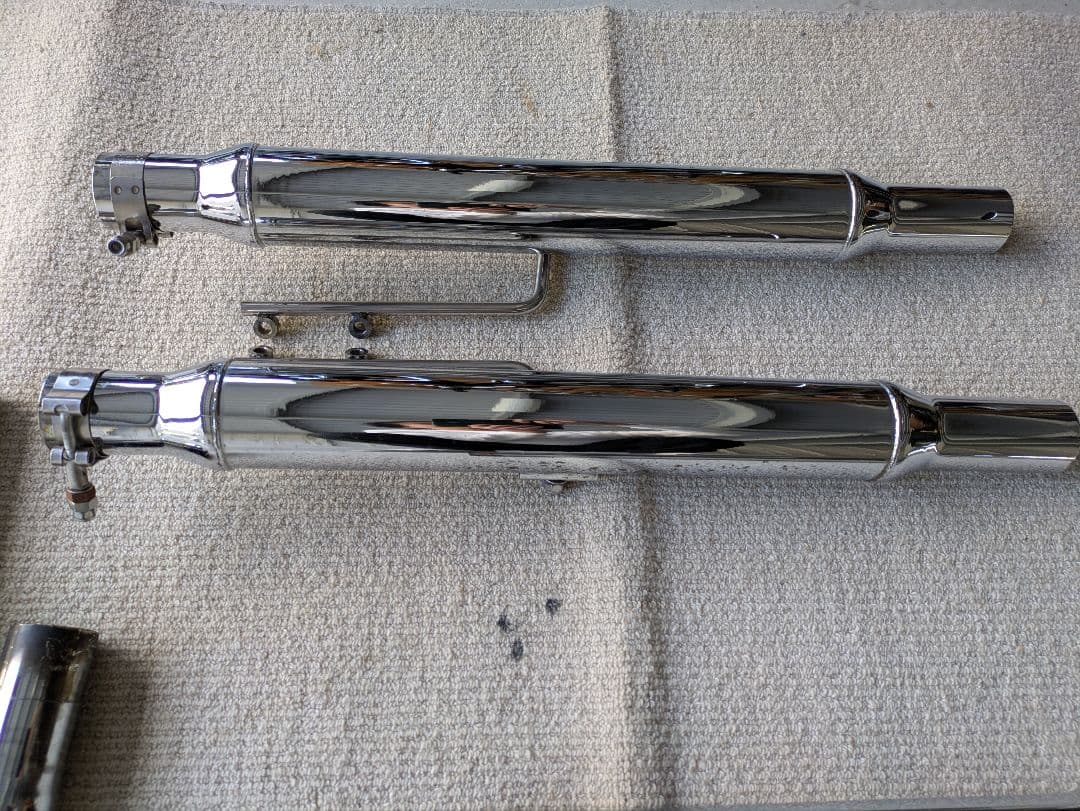 w800 ボートラップ　シガーマフラー