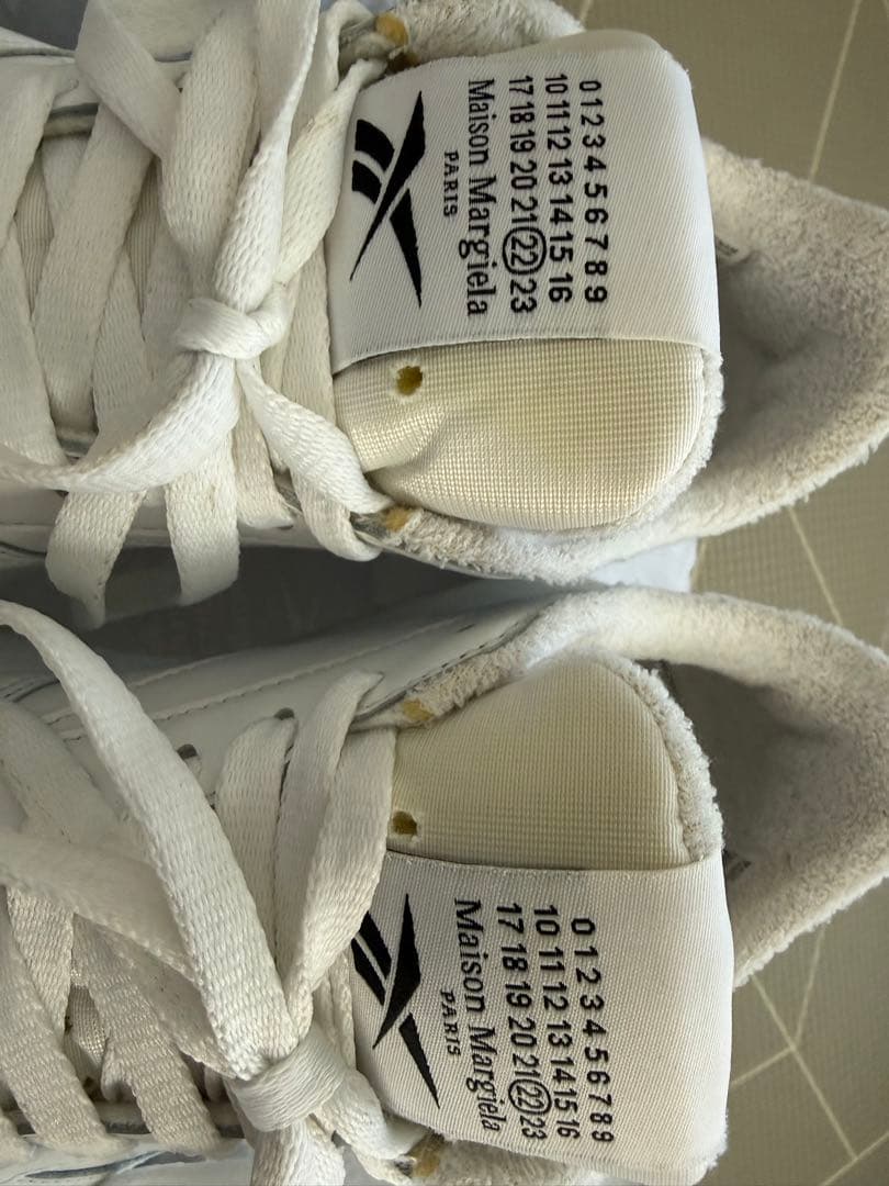 Margiela x Reebok タビスニーカー ホワイト