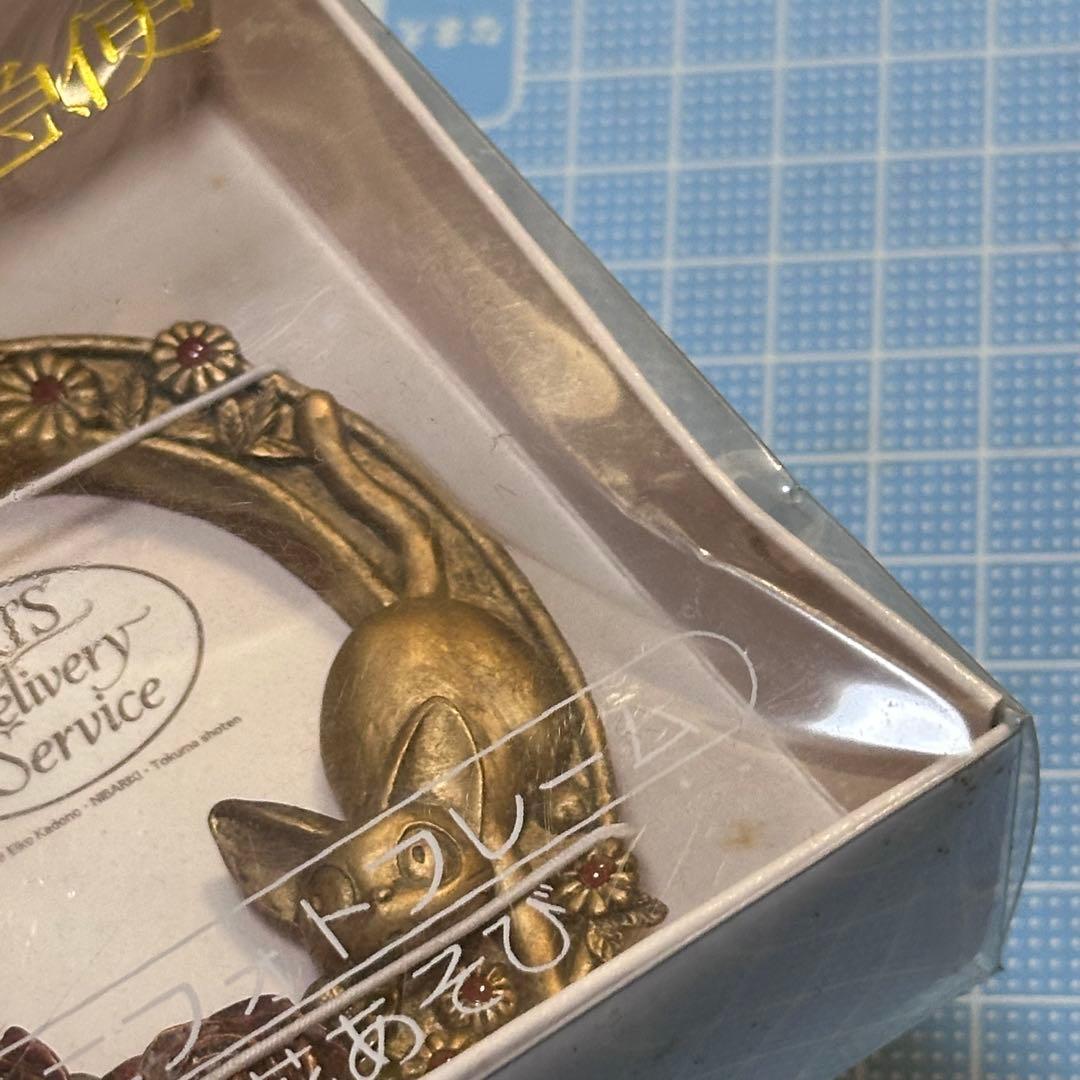 ジブリ　魔女の宅急便 ジジ　黒猫 ミニフォトフレーム　バッジ　セット