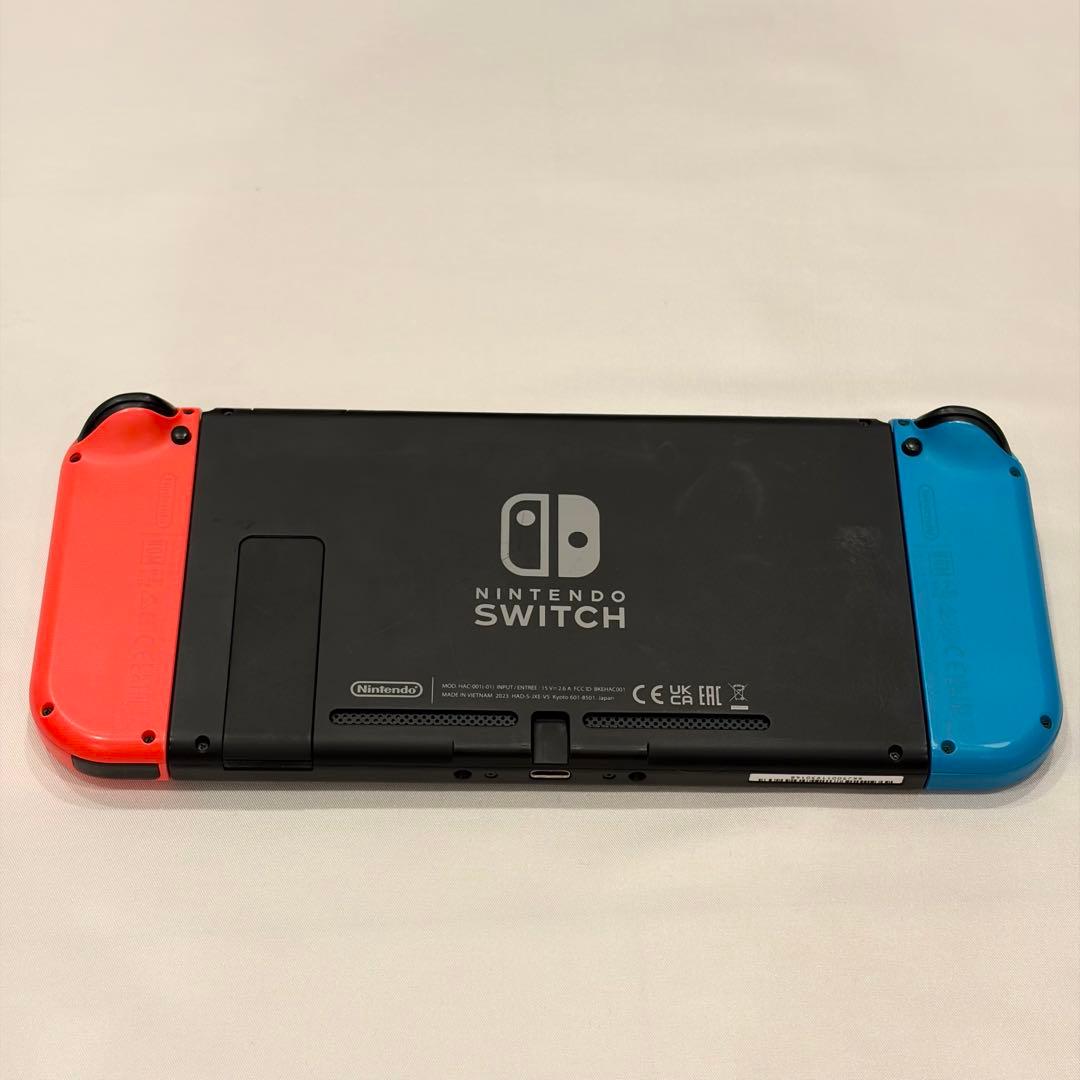 NintendoSwitch本体2023年製バッテリー強化版ケースjoy-con