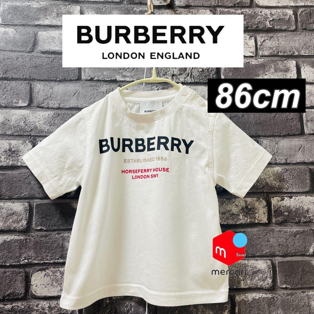 yk88︎⌣̈⃝様 バーバリー白タグベビーTシャツ86cm 4万500円