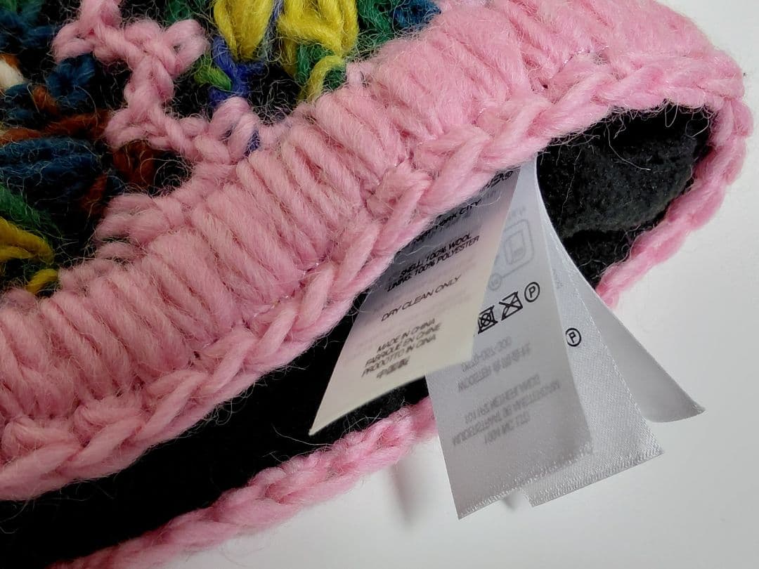 【極美品】 Supreme　Crochet　Beanie　フラミンゴピンク