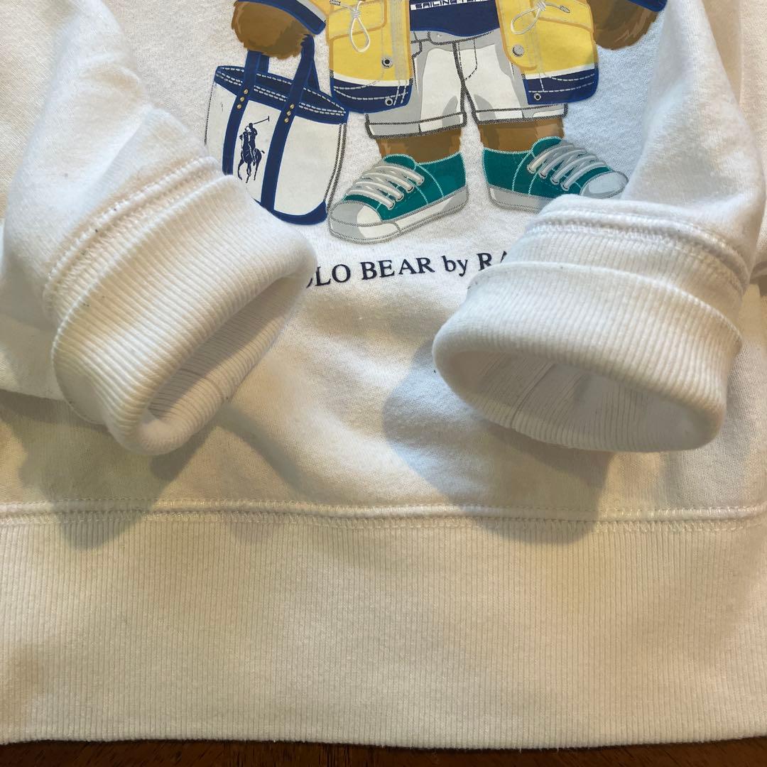 ラルフローレン ポロベア トレーナー白レディースS〜M