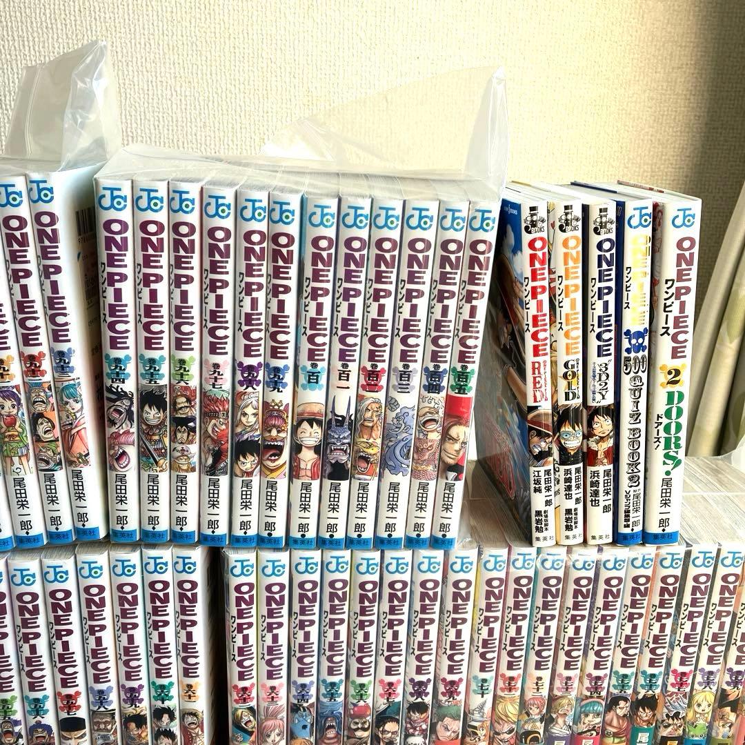 ワンピース 漫画 1巻〜107巻 関連本8冊 115冊セット