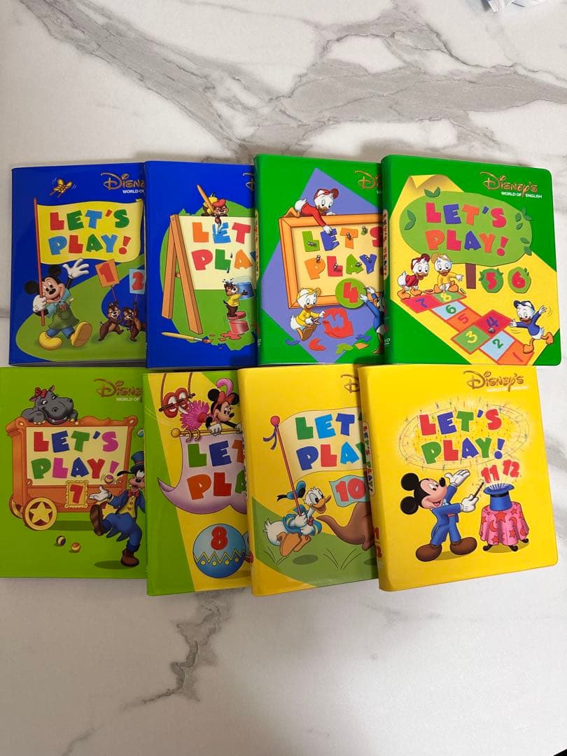 2025年　交換済み　DWE レッツプレイ ディズニー英語システム DVD