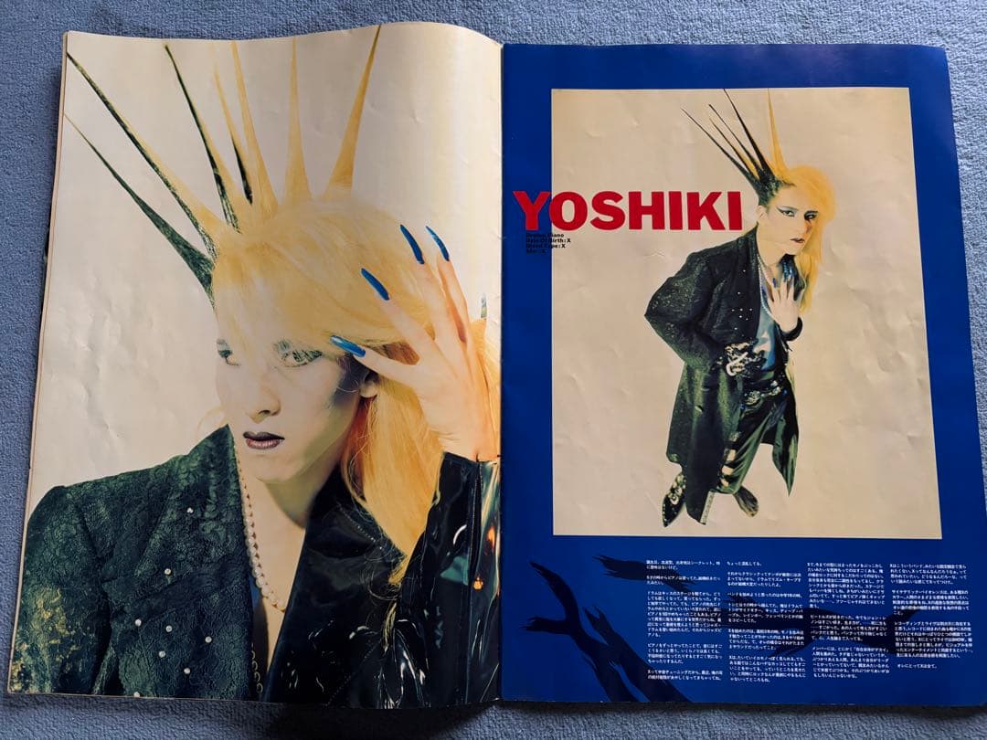 X BLUE BLOOD TOUR パンフ