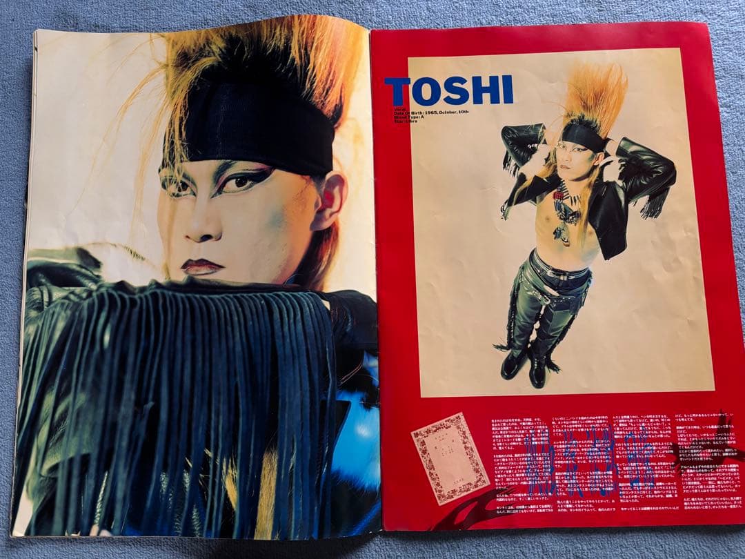 X BLUE BLOOD TOUR パンフ