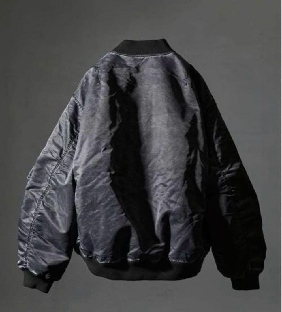 ヴィンテージ加工 ショートMA-1ジャケット/ミリタリージャケ/フライト　短丈