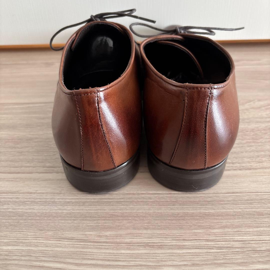 ブラウンレザー ドレスシューズ 日本製　卒業式　おしゃれ
