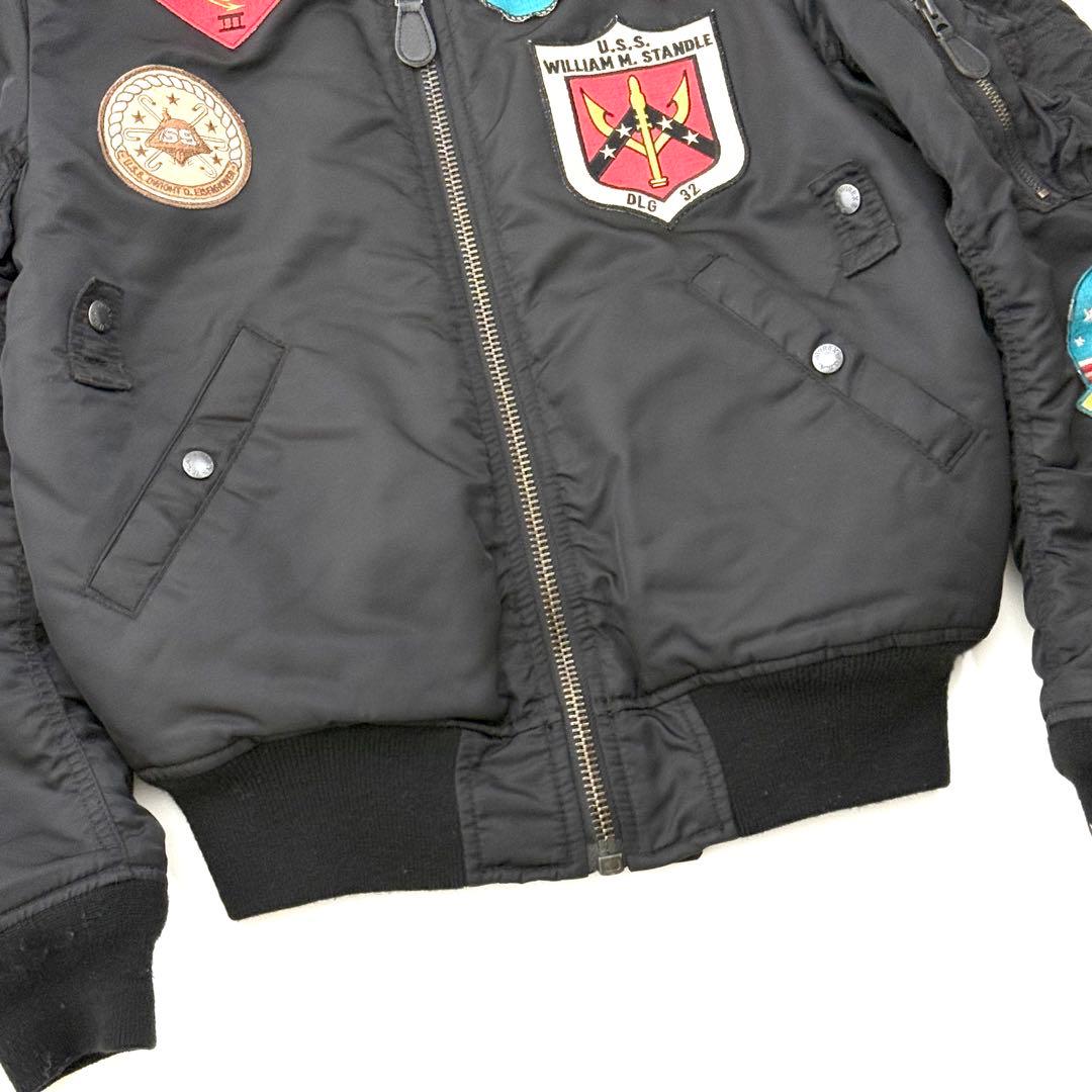 アヴィレックス MA-1 TOP GUN 限定 M ブラック