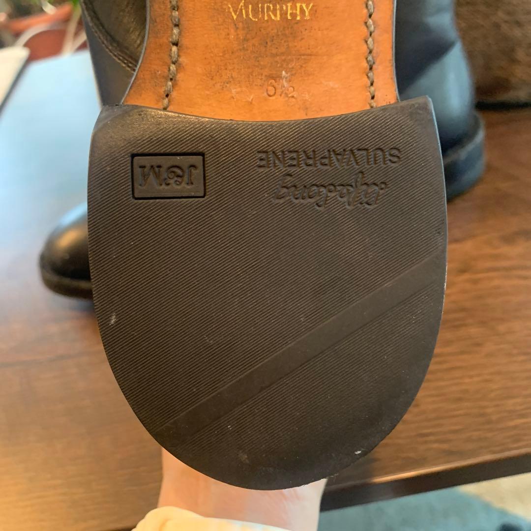 ジョンストン＆マーフィー ショートブーツ サイズ6 1/2