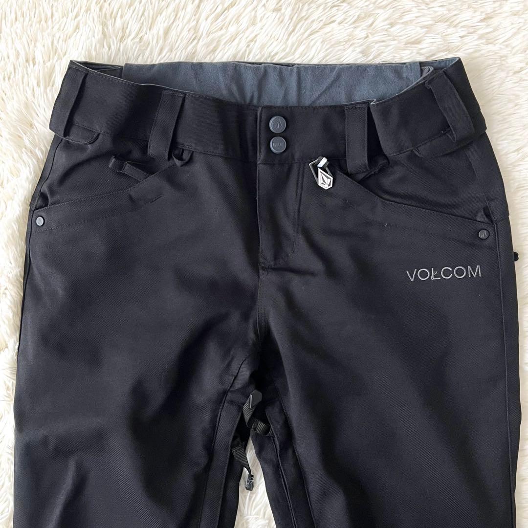【美品】VOLCOM スノーボードウェア パンツ スリムストレッチ 黒 SP